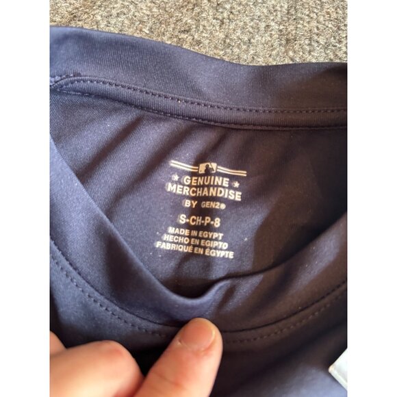 NWT Astros Bregman #2 MLB Genuine Merchandise Navy T-Shirt Size S 8 boys By Gen - Picture 2 of 8